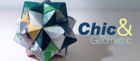 HOW TO make medium-sized icosahedral origami accessories