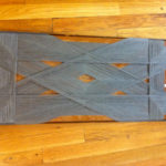 wrapping a pattern on the piano bench