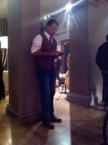 Nice outfit - I'm not sure who this is, but I'm stealing his look.