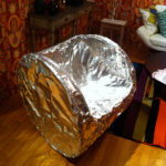 Harush Shlomo's "Crushed Can" chair rocks and commands attention!